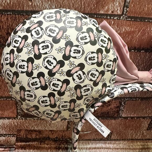 Mickey Mouse Ears Headband with Pink Bow - Picture 5 of 9